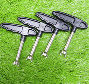 ゴルフスパイクレンチ 交換レンチ ゴルフシューズ用 鋲交換 ２ピン 工具 ゴルフ用品 ゴルフアクセサリー メンテナンス グリップ