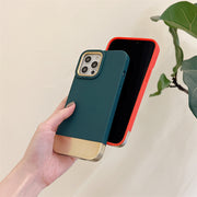 iPhoneケース iPhoneカバー スマホケース 14 13 12 Pro ProMax Plus 無地 傷防止 汚れ防止 背面保護 ツートンカラー スマホアクセサリー スマートフォンアクセサリー おしゃれ 上品 シンプル かわいい きれいめ 青 白 赤 緑 黒 クリア 半透明