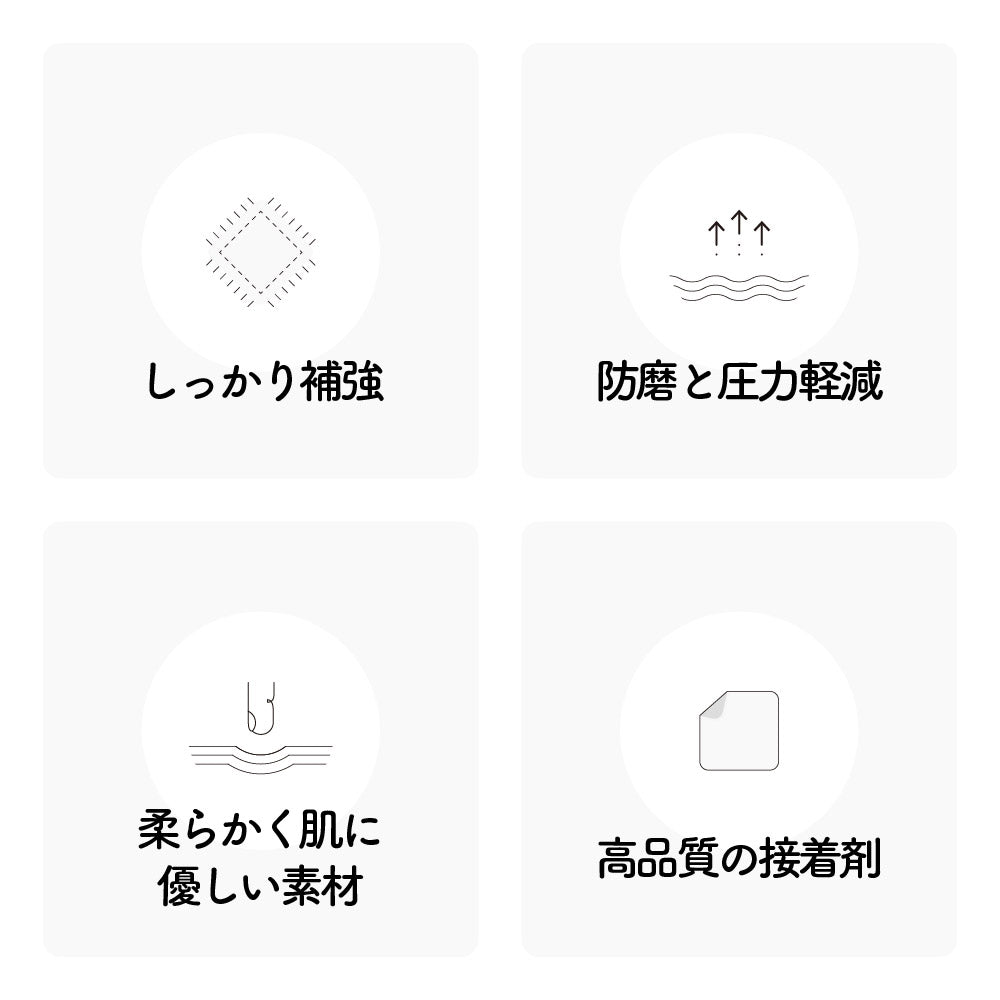 かかと修理パッチ かかと補修 靴用品 補修用品 内側 シューズ 商品画像4