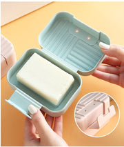 石鹸ケース 石鹸入れ 石鹸箱 蓋付き フタ 持ち運び 携帯 洗面用具 バス用品 ソープ せっけん 石けん ソープディッシュ 旅行 トラベルグッズ シンプル 無地 お洒落