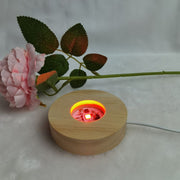 LEDライト 台座 ディスプレイライト UEB給電式 ハーバリウム用 コースター 照明スタンド 光る 円形 丸型 ライトステージ インテリア用品 ライトアップ 展示