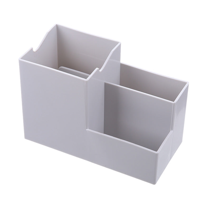 ペン立て 鉛筆立て 机上収納用品 整理用品 文房具 ペンスタンド ライトグレー バリエーション画像
