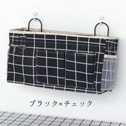 ウォールポケット 壁掛けラック 吊り下げ収納 壁面収納 A4 小物入れ 横長 大容量 たっぷり 大きめ サイドポケット ネット シンプル ナチュラル 北欧 雑誌