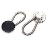延長ボタン 単品 1個 ボタン アジャスター 延長 10mm スーツ シャツ Yシャツ バネ スプリング 延長バックル パーツ 袖 カフス メンズ レディース きれいめ おしゃれ