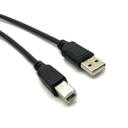 プリンターケーブル 2.7m USB2.0 タイプA(オス) to タイプB(オス) Type-A Type-B パソコン周辺機器 デジカメ データ転送 ブラック 黒色