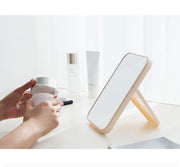 卓上ミラー スタンドミラー テーブルミラー 化粧鏡 メイク用品 メイクミラー 卓上鏡 コスメ用 スタンド鏡 折りたたみ コンパクト シンプル おしゃれ かわいい パステルカラー