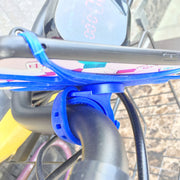 スマホホルダー 自転車用 バイク用 スマホスタンド 360度回転 ハンドル取り付け 取り付け簡単 ベルト式 シリコン サイクリング ツーリング 通勤 通学 自転車アクセサリー