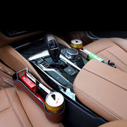 コンソールボックス サイド用 車内収納ボックス カー用品 内装 コンソール 小物入れ ドリンクホルダー 高級感 PUレザー かっこいい 防水