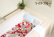 お風呂枕 バスピロー 吸盤付き バス用品 無地 単色 可愛い シンプル 癒し お風呂場 浴室 長風呂 リラックス バスグッズ ギフト 贈り物 敬老の日 青 ピンク 白 紫 オレンジ
