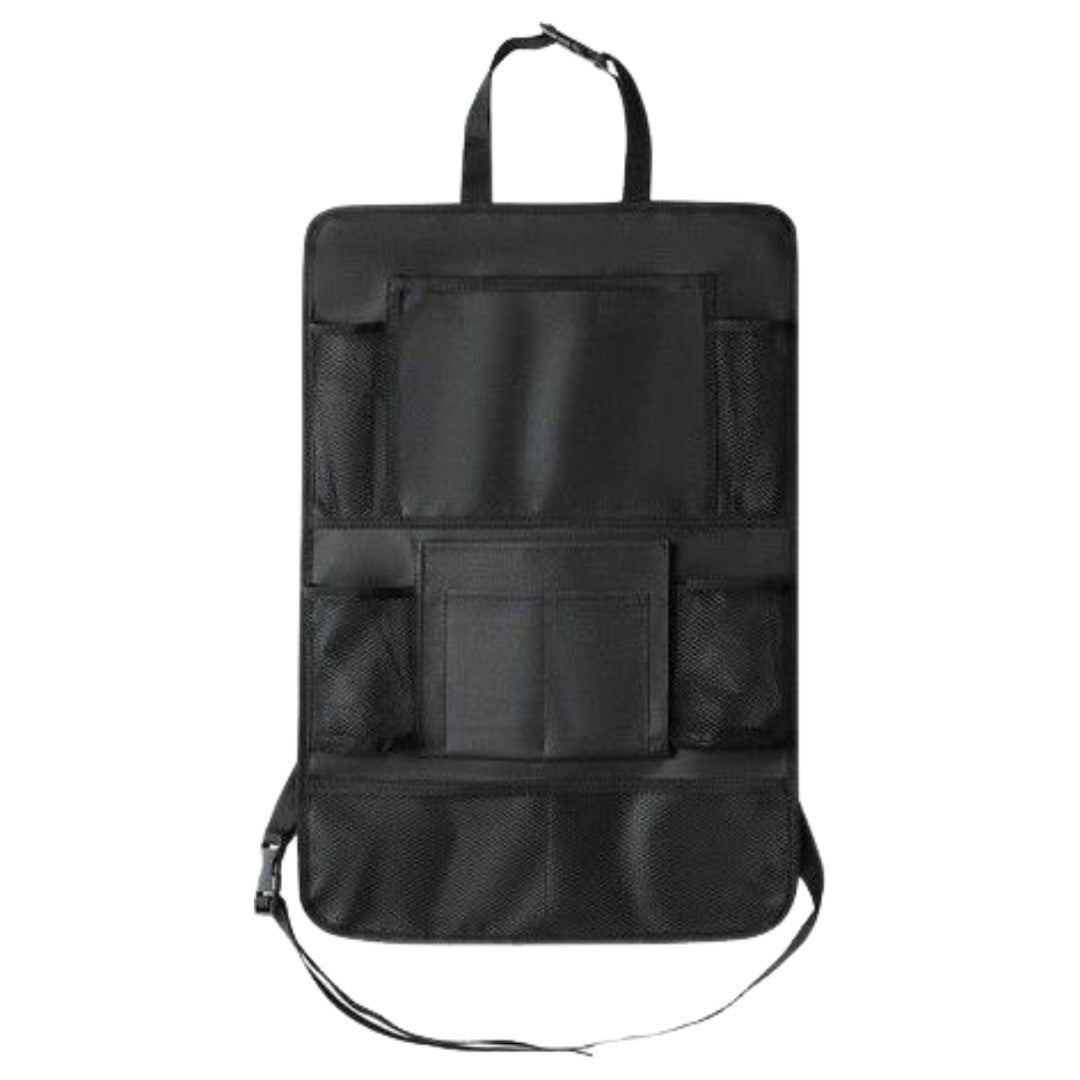 シートバックポケット 車内収納ポケット 単品 1個 小物入れ カー用品 水筒 ドリンクホルダー メッシュ おもちゃ 収納 整理 タブレット入れ クリアホルダー ヘッドレスト装着 簡単取り付け 便利