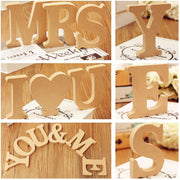 ALPHABET LETTER アルファベットレター オブジェ 英字 大文字 A～N 木製 MDF ナチュラル インテリア ウッド