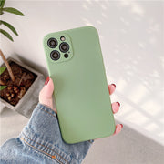 スマートフォンケース iPhone用ケース スマホカバー アイフォン用ケース シリコン ソフト マット シンプル 無地 単色 背面保護 傷防止 おしゃれ かわいい ユニセックス レディース メンズ 女性 男性 アイフォーン用