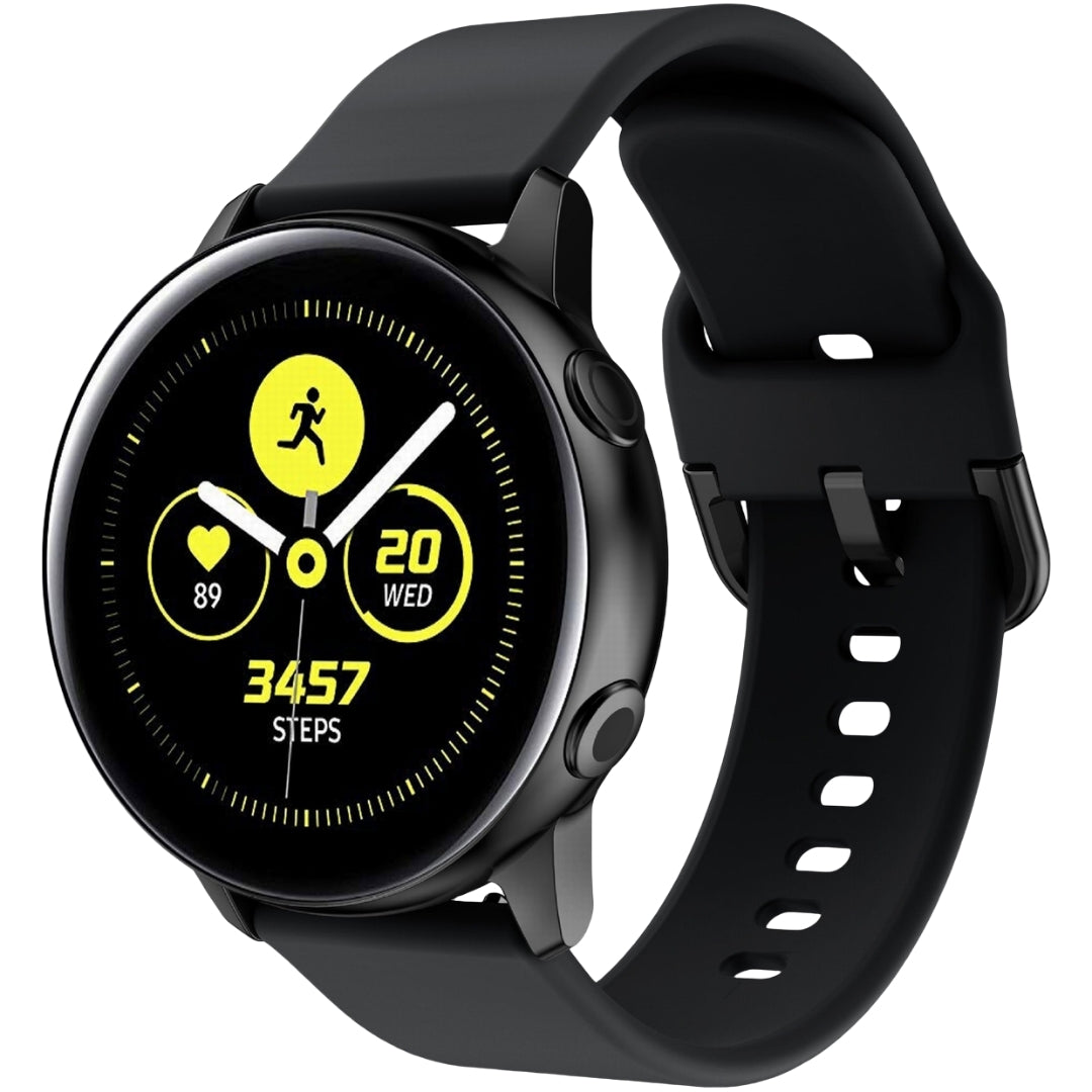 Galaxy Watchバンド スマートウォッチバンド 交換バンド 男女兼用 20mm 22mm 黒 白 グレー シンプル カラバリ豊富 バンド ベルト 交換 取り換え