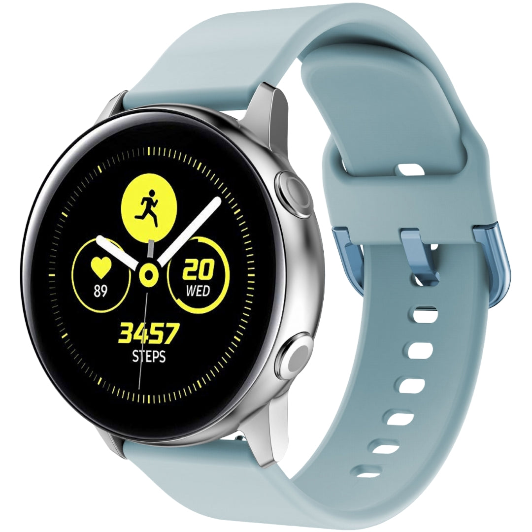 Galaxy Watchバンド スマートウォッチバンド 交換バンド 男女兼用 20mm ライトブルー バリエーション画像