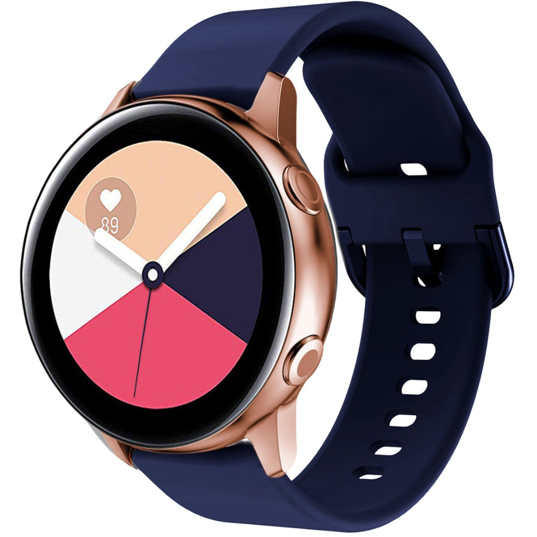 Galaxy Watchバンド スマートウォッチバンド 交換バンド 男女兼用 20mm ネイビー バリエーション画像
