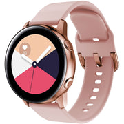 Galaxy Watchバンド スマートウォッチバンド 交換バンド 男女兼用 20mm 22mm 黒 白 グレー シンプル カラバリ豊富 バンド ベルト 交換 取り換え