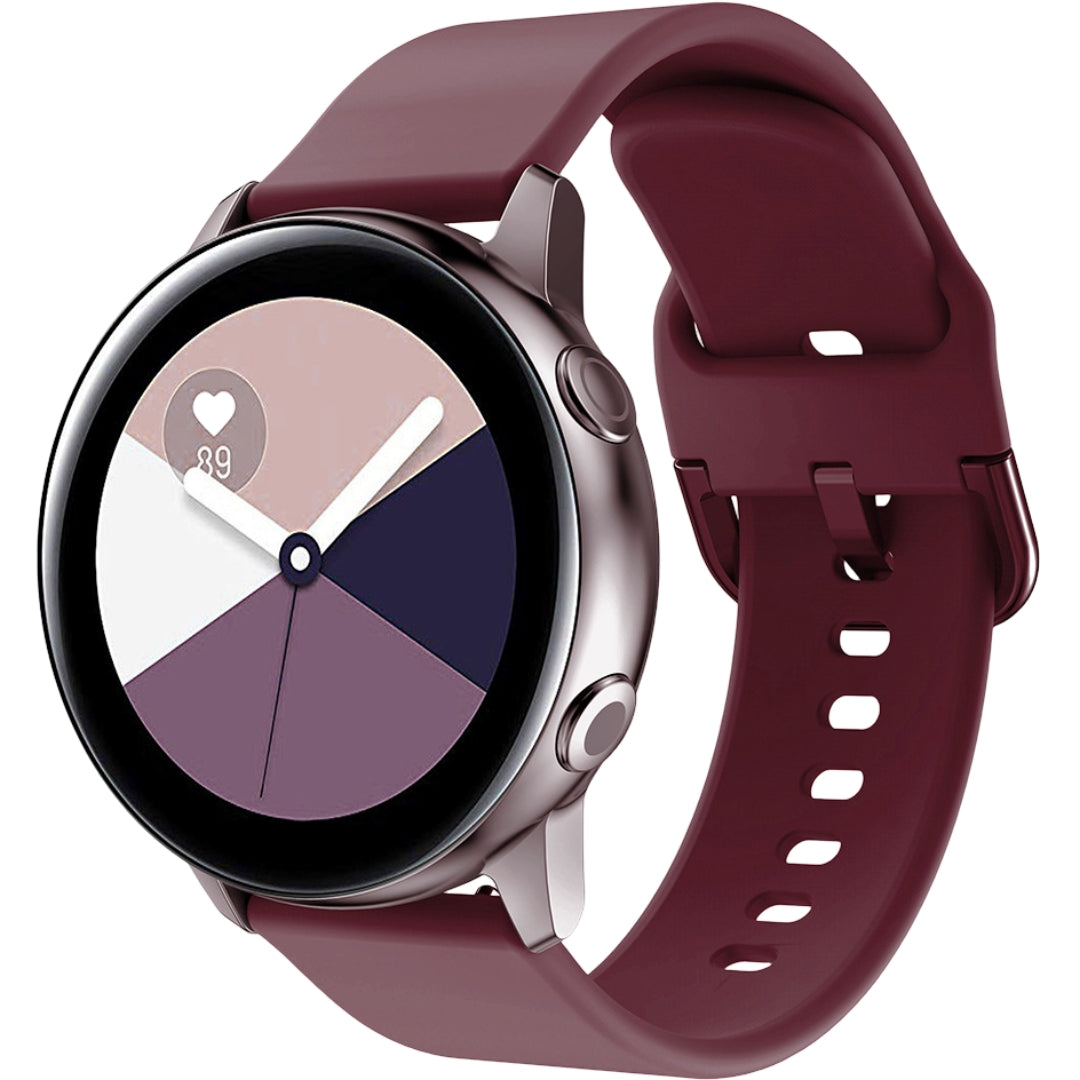 Galaxy Watchバンド スマートウォッチバンド 交換バンド 男女兼用 20mm ワイン バリエーション画像