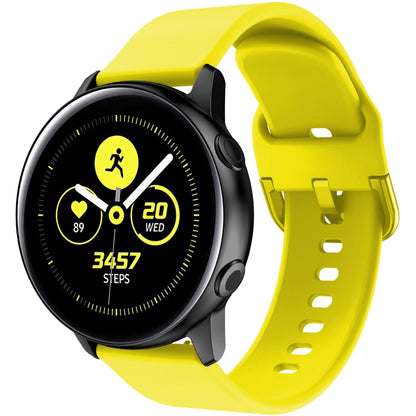Galaxy Watchバンド スマートウォッチバンド 交換バンド 男女兼用 20mm イエロー バリエーション画像