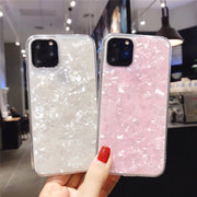 iPhoneケース iPhoneカバー スマホケース スマホカバー 保護ケース シェルケース ソフトシェル 貝殻模様 可愛い