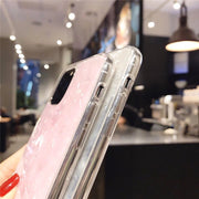 iPhoneケース iPhoneカバー スマホケース スマホカバー 保護ケース シェルケース ソフトシェル 貝殻模様 可愛い