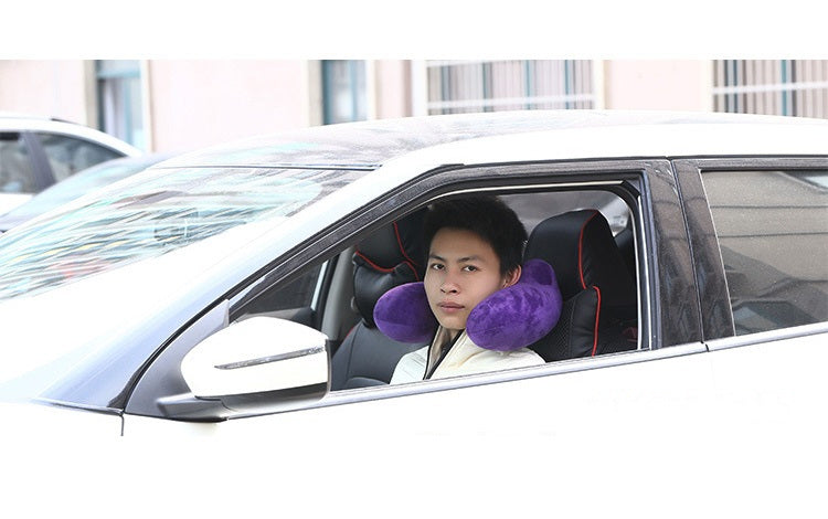 ネックピロー 首枕 携帯用 U字型 エアー トラベルグッズ 商品画像3