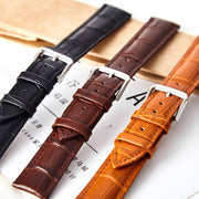 腕時計ベルト 時計ベルト 男性用 女性用 メンズ レディース クロコダイル調 交換用ベルト 取り換え用 替えベルト 替えバンド ウォッチベルト
