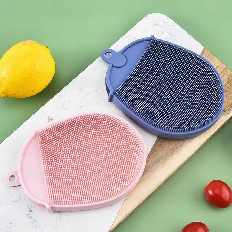 キッチンブラシ シリコンブラシ シリコンたわし スポンジ 食器洗い 水洗い 商品画像4