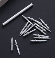 釘 ねじ ダブルヘッド 双頭 50本セット 専用スリーブ付き DIY 工具 巾木 隠しくぎ 巾木 固定