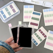 インデックスシール 付箋 ラベルシール 文房具 日用雑貨 ラベリング ファイリング 推し活 かわいい おしゃれ シンプル 単色
