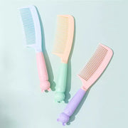 ヘアブラシ ヘアコーム レディース 女性 女の子 櫛 くし 髪 ケア ヘアケア お手入れ ねずみ ネズミ パステルカラー 可愛い キュート