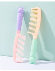ヘアブラシ ヘアコーム レディース 女性 女の子 櫛 くし 髪 ケア ヘアケア お手入れ ねずみ ネズミ パステルカラー 可愛い キュート