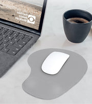 マウスパッド リストレスト付き 手首クッション 滑り止め パソコン PC 周辺機器 手首サポート 無地 単色 シンプル おしゃれ オフィス 職場