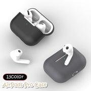 AirPods Pro ケース カバー エアーポッズケース イヤホン用アクセサリー シリコン 無地 単色 シンプル かわいい おしゃれ 保護 汚れ防止 傷防止 持ち運び 便利