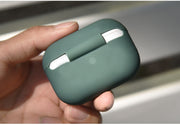 AirPods Pro ケース カバー エアーポッズケース イヤホン用アクセサリー シリコン 無地 単色 シンプル かわいい おしゃれ 保護 汚れ防止 傷防止 持ち運び 便利