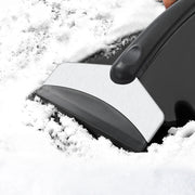 アイススクレーパー 車用 除雪 霜取り 水切りワイパー 雪かき 除氷 雪対策 凍結対策 霜対策 雪下ろし 窓ガラス フロントガラス カー用品 洗車グッズ 水切り コンパクト スノースクレーパー 雪落とし 除水 ケア用品 ケミカル用品 便利グッズ シンプル 黒 シルバー
