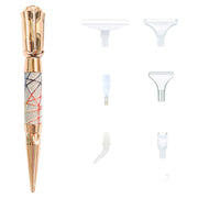 ダイヤモンドアートペン ペン先6点セット ハンドメイド用品 ローズ シンプル ダイヤモンドペインティング
