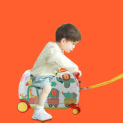 スーツケース キッズ 男の子 女の子 子供用 乗れる 座れる キャリーケース キャリーバッグ トランク 旅行 トラベル 飛行機 可愛い おしゃれ 移動