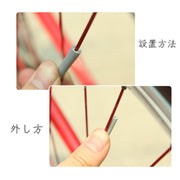 リフレクター 12本セット 反射チューブ 反射スティック 反射板 スポーク用 自転車用品 事故防止 事故予防