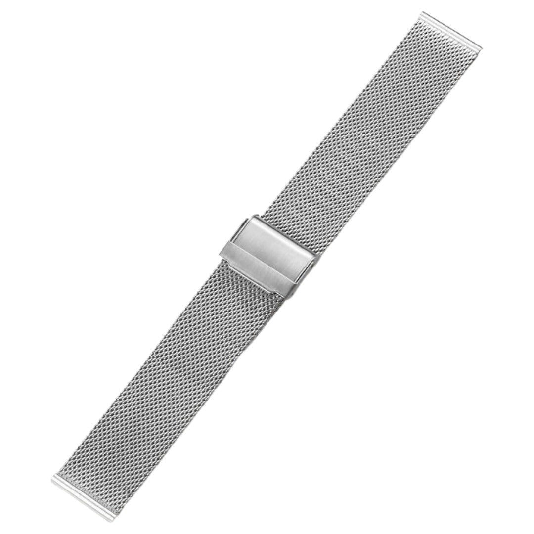 ベルト バンド 付け替え 交換用 腕時計 スマートウォッチ 20mm 22mm ステンレス ミラネーゼ メッシュ スリム 装着簡単