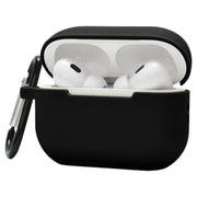 イヤホンケースカバー AirPods Pro2用 エアーポッズ用 第2世代 カラビナ付き シリコン 保護ケース 吊り下げ 傷予防 汚れ防止 持ち運び便利 イヤホンアクセサリー シンプル