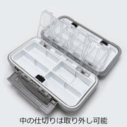 ルアーケース 道具箱 釣り用品 両面収納 仕切板 調整可能 コンパクト 小分け 海 川 小物 釣具 ボックス BOX 浸水防止