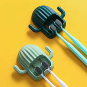 歯ブラシホルダー 2個セット 歯ブラシスタンド 歯ブラシ立て 貼り付け 簡単取り付け 壁掛け 吊り下げ 2本 洗面所 お風呂 サボテン 植物 かわいい