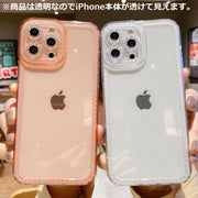 iPhoneケース iPhoneカバー スマホケース 軽量 クリア ラインストーン TPU 耐衝撃 カメラ保護 背面保護 傷防止