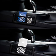 車内収納ポケット カー用品 収納ポケット 小物収納 ネット ネットポケット スマホ収納 スマホ スマホホルダー シンプル 小物 収納 車用品 簡単 便利 粘着式