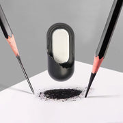 芯研器 鉛筆削り ヤスリ クリップ付き 文房具 研磨 木炭 パステル 芯ホルダー 美術 デッサン スケッチ 製図 コンパクト ポータブル 多機能 便利