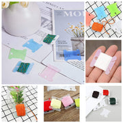 糸巻き台紙 120枚セット プラスチック製 糸巻板 いとまき 糸巻き 巻き取り ハンドメイド DIY 手芸 刺繍糸 整理 収納 糸巻台紙 大容量 シンプル 便利