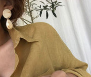 ピアス レディース アクセサリー 大ぶり 大理石風 べっ甲風 琥珀風 カラー おしゃれ きれいめ シンプル 大人女子 高級感