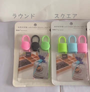 結束バンド シリコン製 3本セット ケーブルホルダー コード イヤホン 収納 まとめる 束ねる コンパクト 整理 ギフト包装 ラッピング