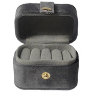 アクセサリーケース ジュエリーボックス 収納ケース 起毛 蓋付き 指輪 リング ピアス イヤリング コンパクト 小さめ 小型 ミニ スナップボタン かわいい 整理 整頓
