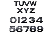 カーステッカー アルファベット ナンバー 英字 数字 車用品 カー用品 デカール 両面テープ付き 立体 3D 金属製 DIY 飾り デコレーション カスタム バイク ヘルメット おしゃれ シルバー ブラック レッド ピンク